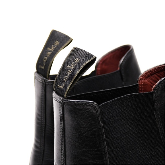 LOAKE Hutchinson in Black Leather UK 7 Leather-Soled Chelsea Boots - Picture 10 of 16